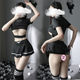Short skirt sexy underwear stewardess uniform cute academic style role play extremely seductive passion suit 9055