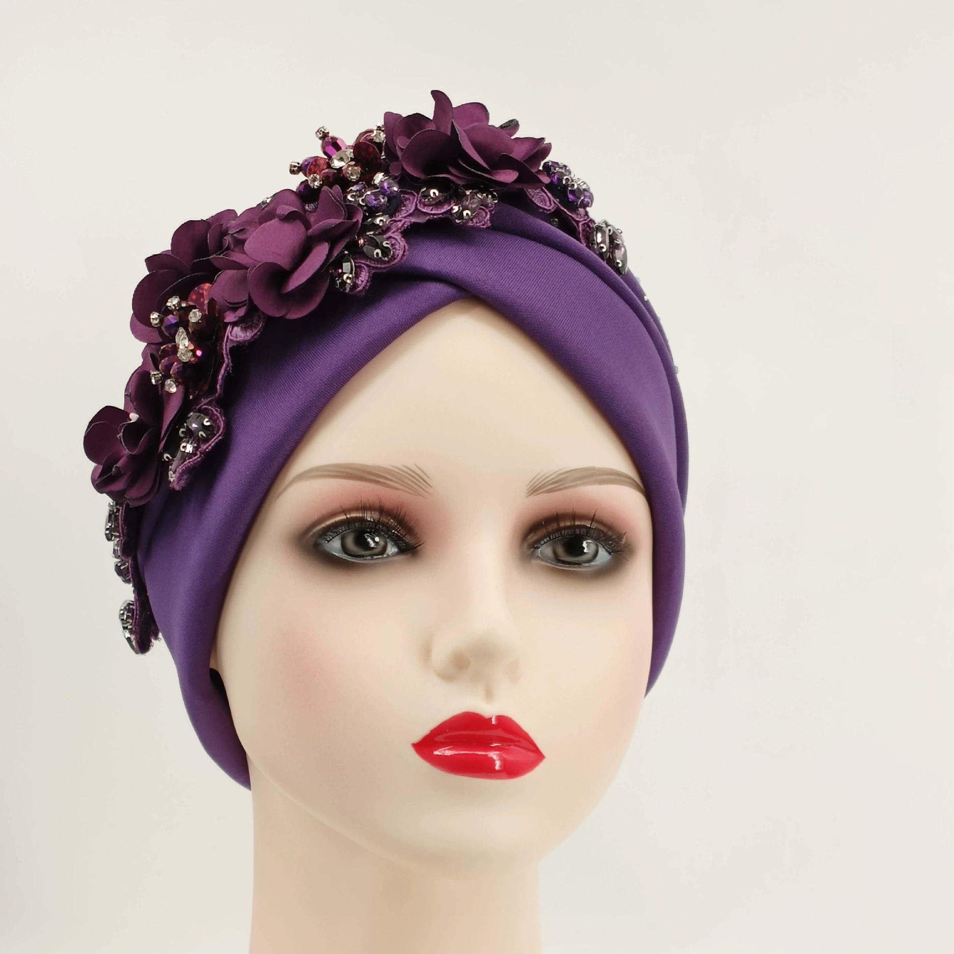 Новый Muslim шапка AliExpress воздушный слой многоразовый шейный диамантовый липкий цветочный платок африканская маленькая шапочка производитель место