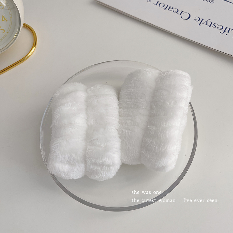 Lavar la cara correa de muñeca artefacto de absorción de agua pelúcia cabello cordón de cabeza de doble uso toalla de mano a prueba de humedad cabello para lavar anillo de cabello especial