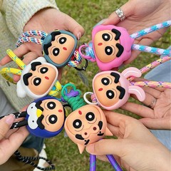 マイホー公認 クレヨンしんちゃん おしゃれな携帯電話ストラップ ブラインドボックス携帯電話ストラップ クロスボディ/首掛け携帯電話ストラップ