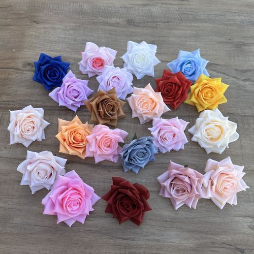 3-Head Horned Rose Artificial Flowers for Wedding, Bridal Bouquets, Hotel Decorations, Home Furnishings, and Display Props—Cross-Border Dropshipping Available