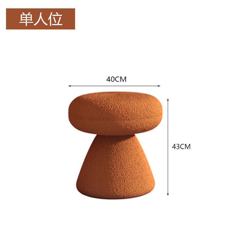 北欧风换鞋凳长条凳网红款羊羔绒梳妆化妆凳家用门口入户板凳坐墩|undefined