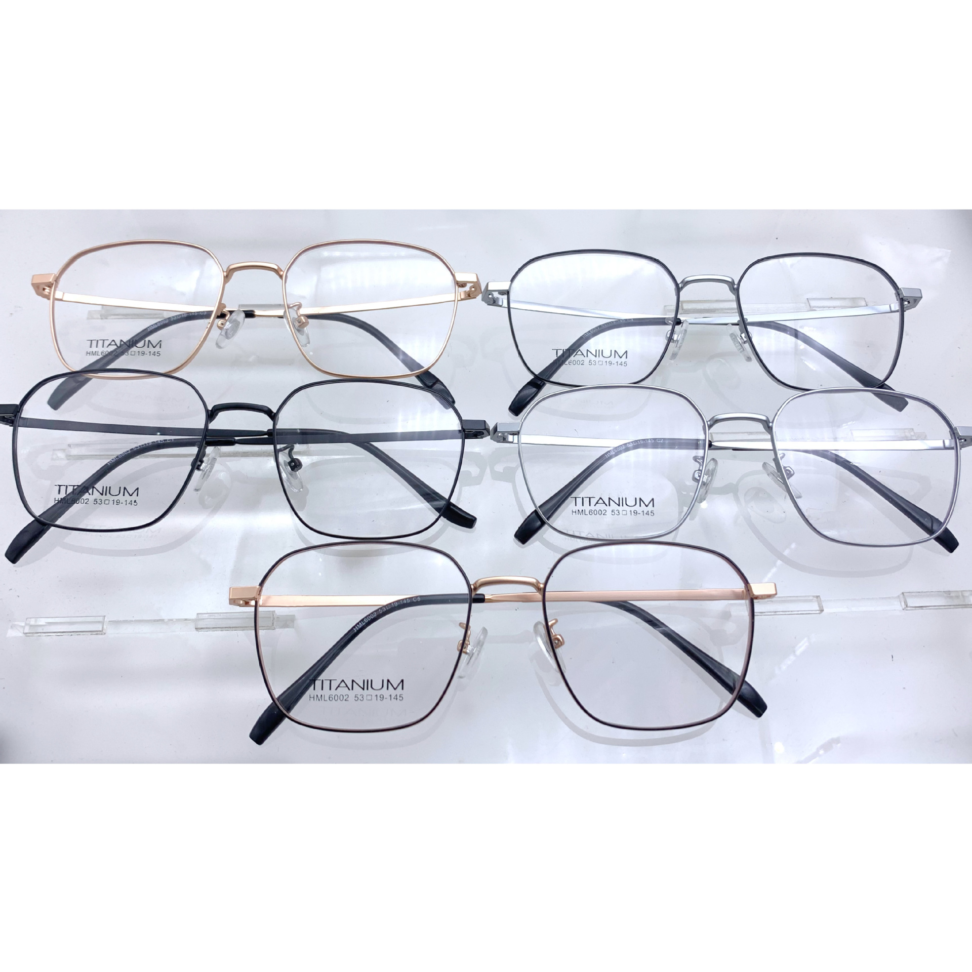 Retro fashionable ultra light glasses for men and women