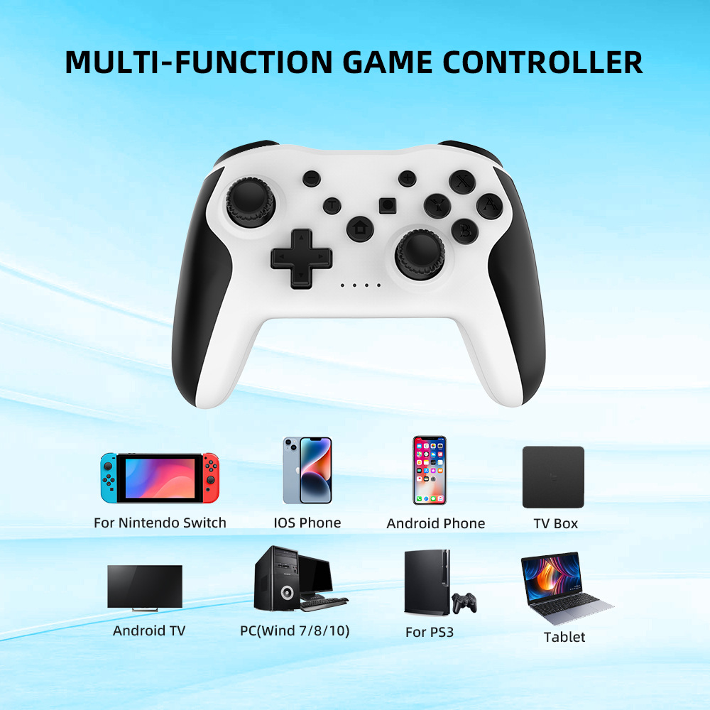 Modelo privado del fabricante Switch seis ejes de vibración continua inalámbrica Bluetooth control de juego Switch despierta vibración sensación