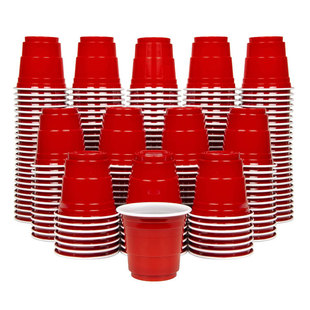 2oz disposable plastic cup 60ml mini double color cup beer cup game party Cup