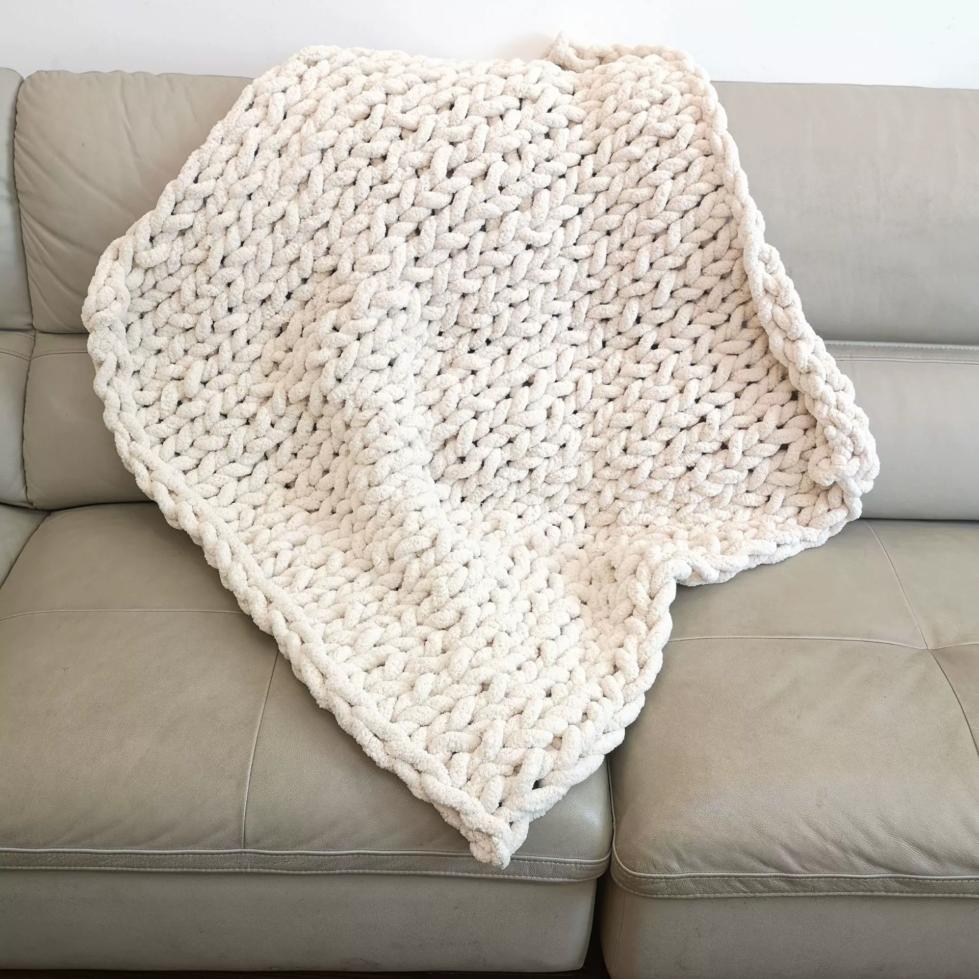 Knitted woven duvet, sofa, DIY, Amazon, wish