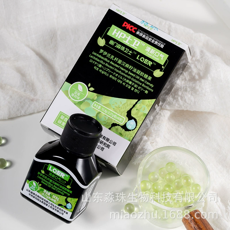 Lactobacillus rois пота масло конопли гель конфеты рот ароматная таблетка жевательная резинка целующаяся конфета мятный вкус