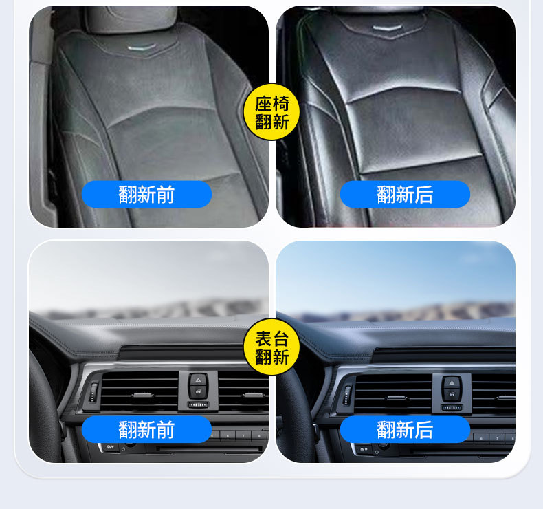 Yibaili Dashboard Wax for Car Instrument Panel Dust Removal, Interior Polishing and Maintenance, Plastic and Leather Renovation and Care Wax