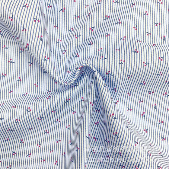 1.6 meters wide small cherry twill pure cotton/printed fabric/cloth/cotton fabric/cotton fabric wholesale/manufacturers