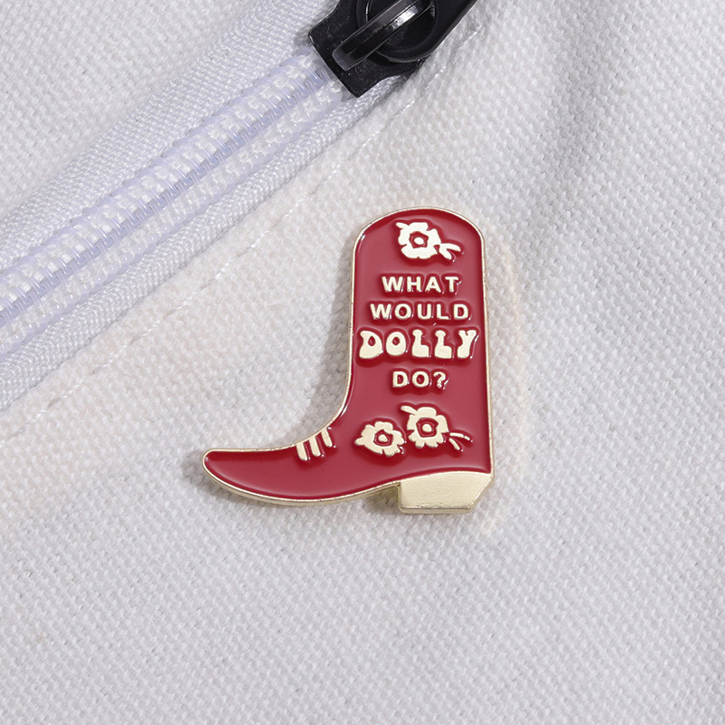 9g Weight Brooches Classification Daily, Street Occasion Alloy Material Boots Pattern Unisex Gender Stoving Varnish Design Vintage Style, Simple Style Style Vintage Style Simple Style Pin Boots Alloy Stoving Varnish Unisex Brooches 3