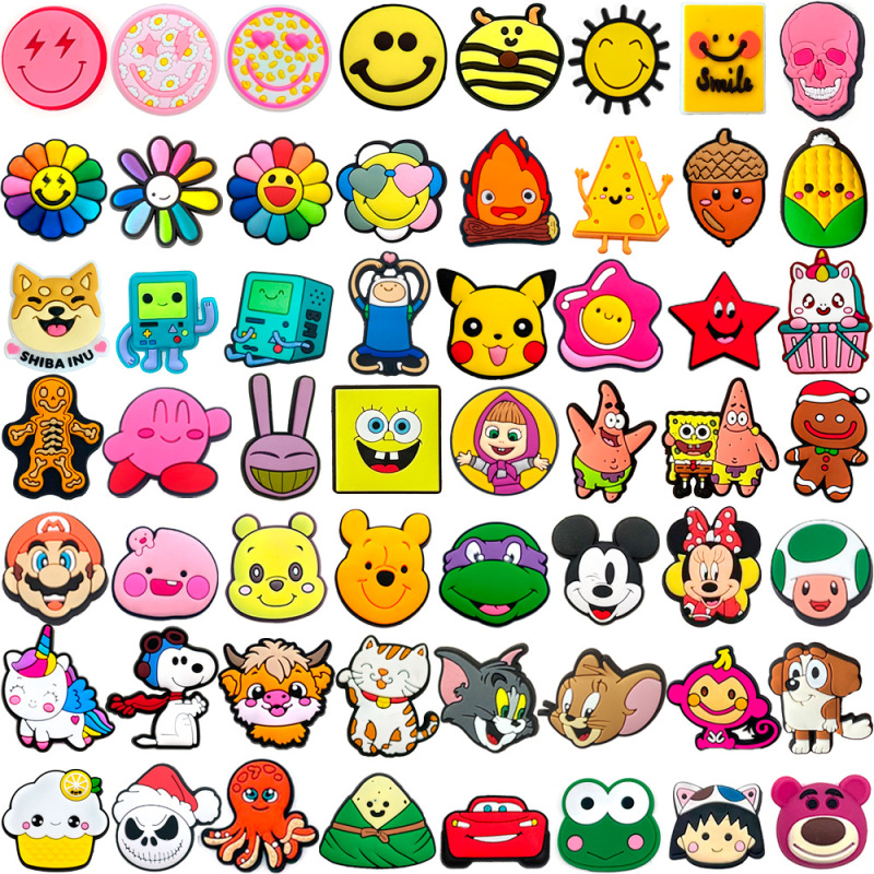 56 Smiley Series Shoe Flowers Cute DIY Hole Shoe Flowers Creative Shoe Ornaments Smart Star Removable Shoe Buckle 56 Smiley Series Shoe Flowers Cute DIY Hole Shoe Flowers Creative Shoe Ornaments Smart Star Removable Shoe Buckle