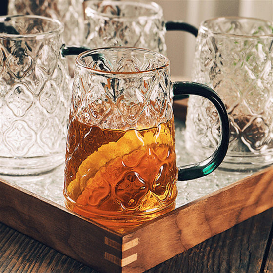 Cold Kettle Chinese Begonia Flower Large Capacity Kettle Factory Wholesale High Borosilicate Heat Resistant Glass Kettle Glass Household