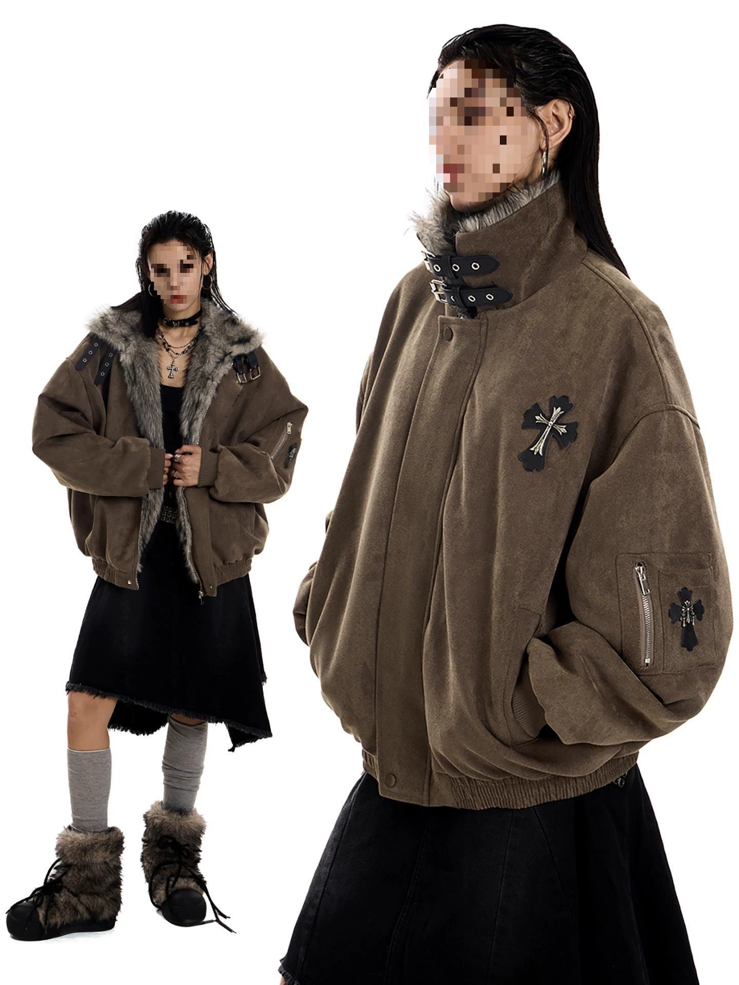 Warm winter down jacket