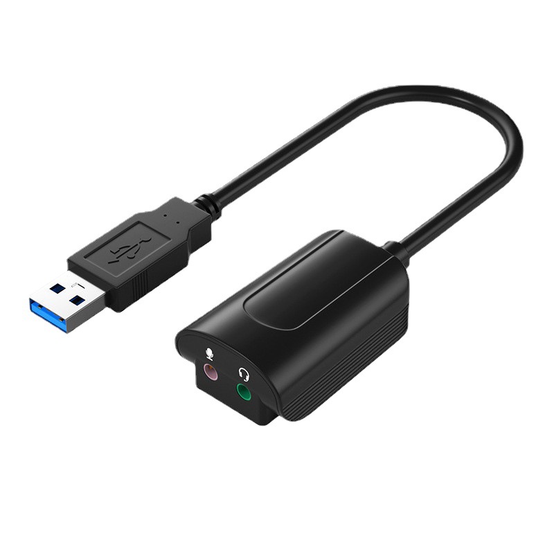 New Wholesale USB2.0 external wired sound card 7.1 with cable sound card computer TV projector external sound card