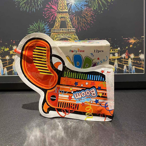 Hollywood Glamorous Overseas Inflatable Handheld Confetti Handheld Welcome Flower Birthday Party Gathering Inflatable Firework Gun Toy