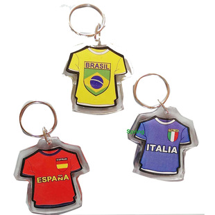 Supply cartoon keychain pendant children's gift cartoon acrylic logo keychain