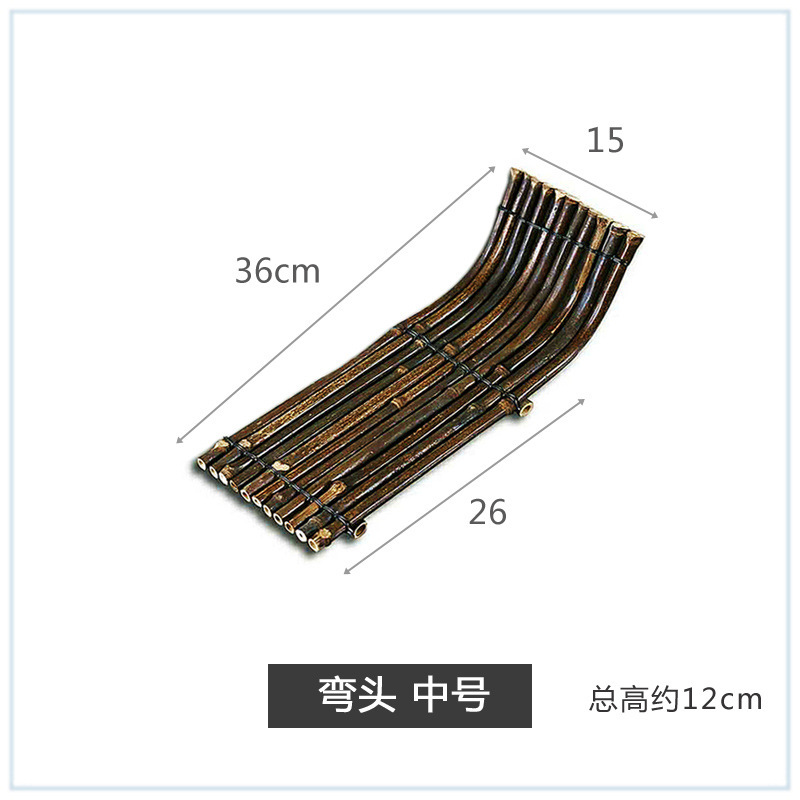 중간 팔꿈치 대나무 뗏목