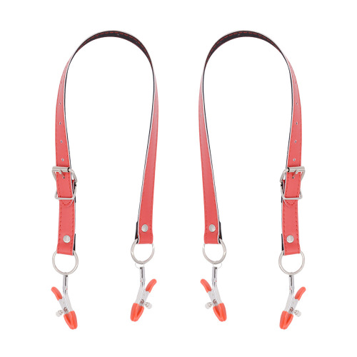 SM breast clamp, clitoral clip, labia-splitting device, female slave subjugation tools, intimate body training, humiliating sex toys, adult pleasure products