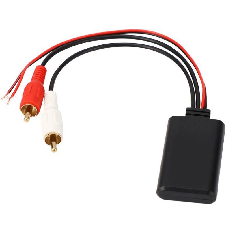 Глобальный/международный автомобильный универсальный беспроводной Bluetooth-модуль музыки адаптер RCA Aux аудио кабель стерео 2RCA кабель