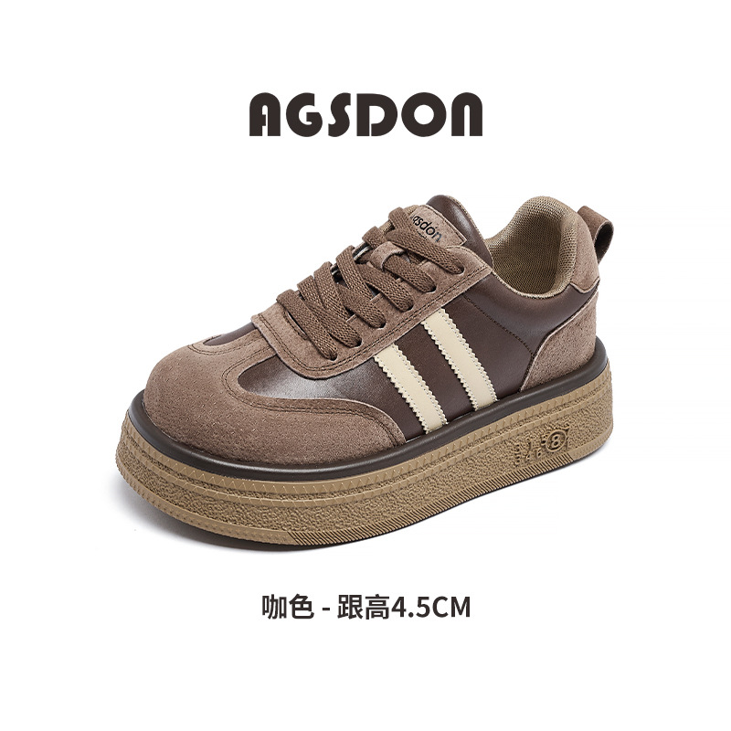 Zapatos de entrenamiento de la mujer 2025 nuevo invierno retro zapatos de skate casuales ligeros y zapatos deportivos de lana