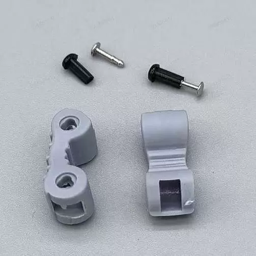 白白镜架铰链弯头配件 厂家批发 每付带螺丝 螺帽 螺帽颜色随机送