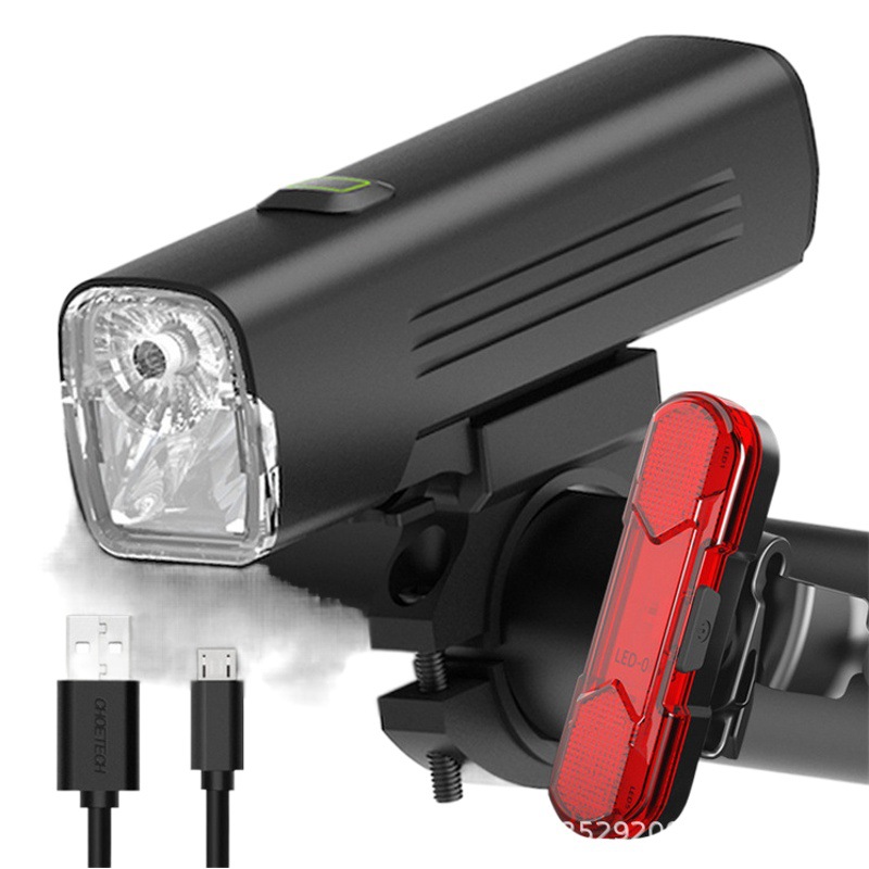 Lejos y cerca de la luz USB luz de la bicicleta 4800mAh noche montar fuerte luz linterna bicicleta de montaña bicicleta de carretera con luz trasera impermeable
