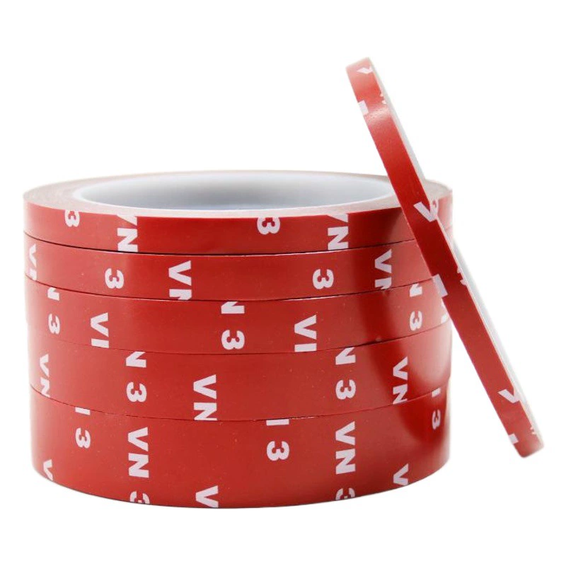 Оптовая Продажа с фабрики автомобильный двусторонний клей 8 мм * 3 м акриловый двусторонний клей прочный бесшовный двусторонний клей