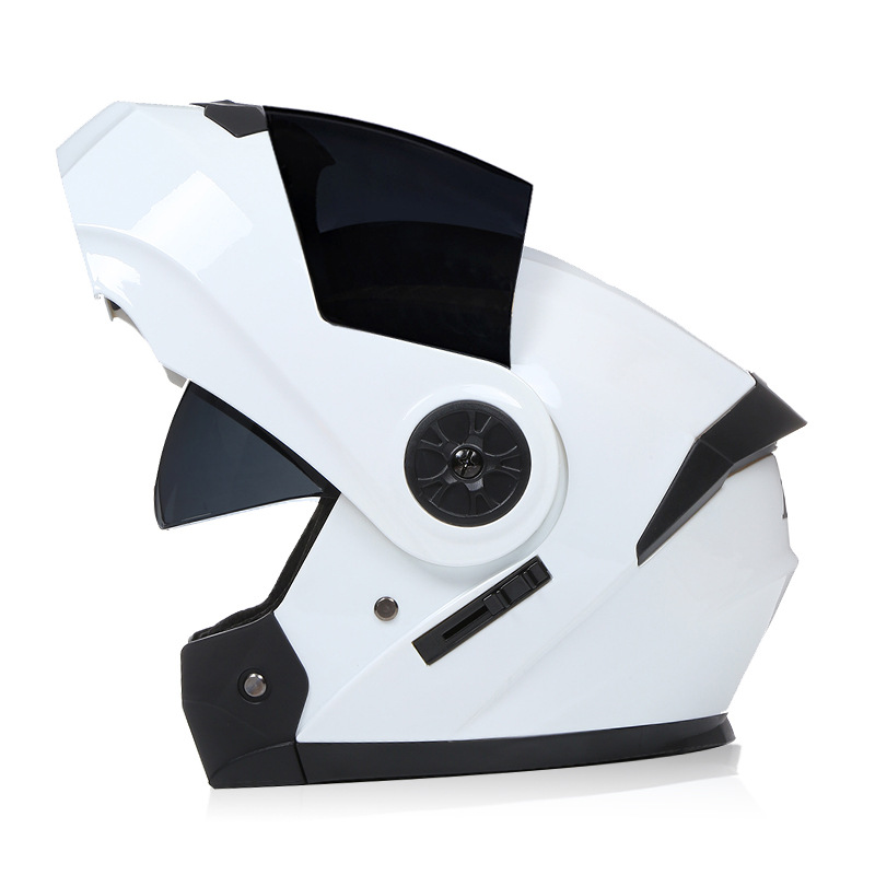 BLD transfronterizo para cascos de motocicletas eléctricas cascos completos cascos de doble lente cuatro estaciones al por mayor