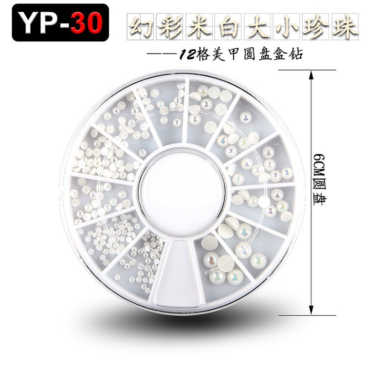 Accesorios para decoración de uñas con forma especial, diamantes de imitación de resina, tachuelas metálicas iridiscentes, caja de diamantes de imitación mixtos de 12 compartimentos, fabricante de materiales con forma especial, venta al por mayor