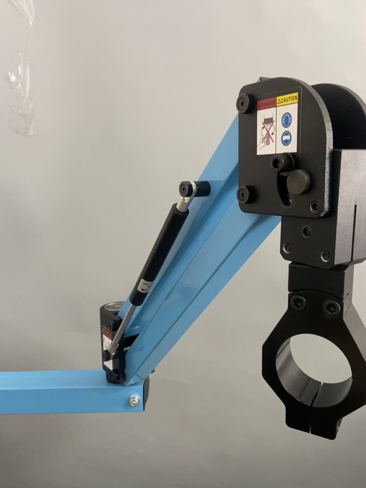 Brazo mecánico de brazo de tornillo de bloqueo automático de soporte de máquina de pulido de soporte de torsión de pinza