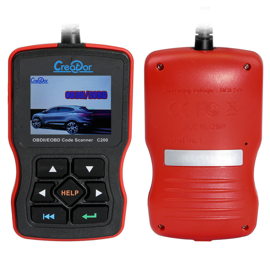 Cross-border foreign trade C200 multifunctional OBD2/EOBD scanner car diagnostic device with multi-language fault detection