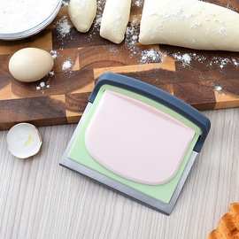 不锈钢奶油抹刀三合一刮板面团刮刀搓面刮铲切面刀烘焙工具