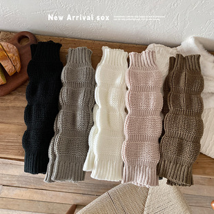 Heap Socks Women's Autumn and Winter Thickened Stockings Knitted Lantern White Vintage Lolita Hot Girls Warm Leg Socks