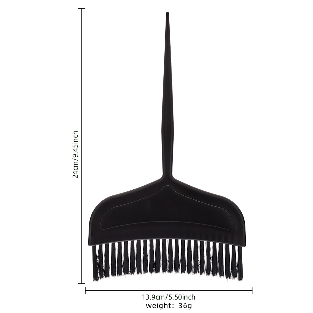 Juego de Herramientas para Teñir Cabello de 3 Piezas Capa Cepillo y Tazón para Uso Doméstico
