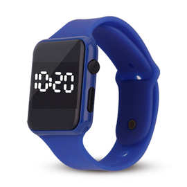 厂家直销新款流行方形数字款LED电子手表运动学生男女手表