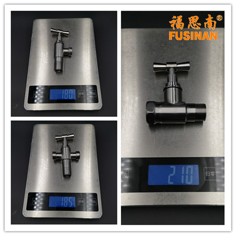 Precision cast 304 stainless steel slow-opening washing machine faucet, mop sink, wall-mounted straight-through valve, water corner valve undefined