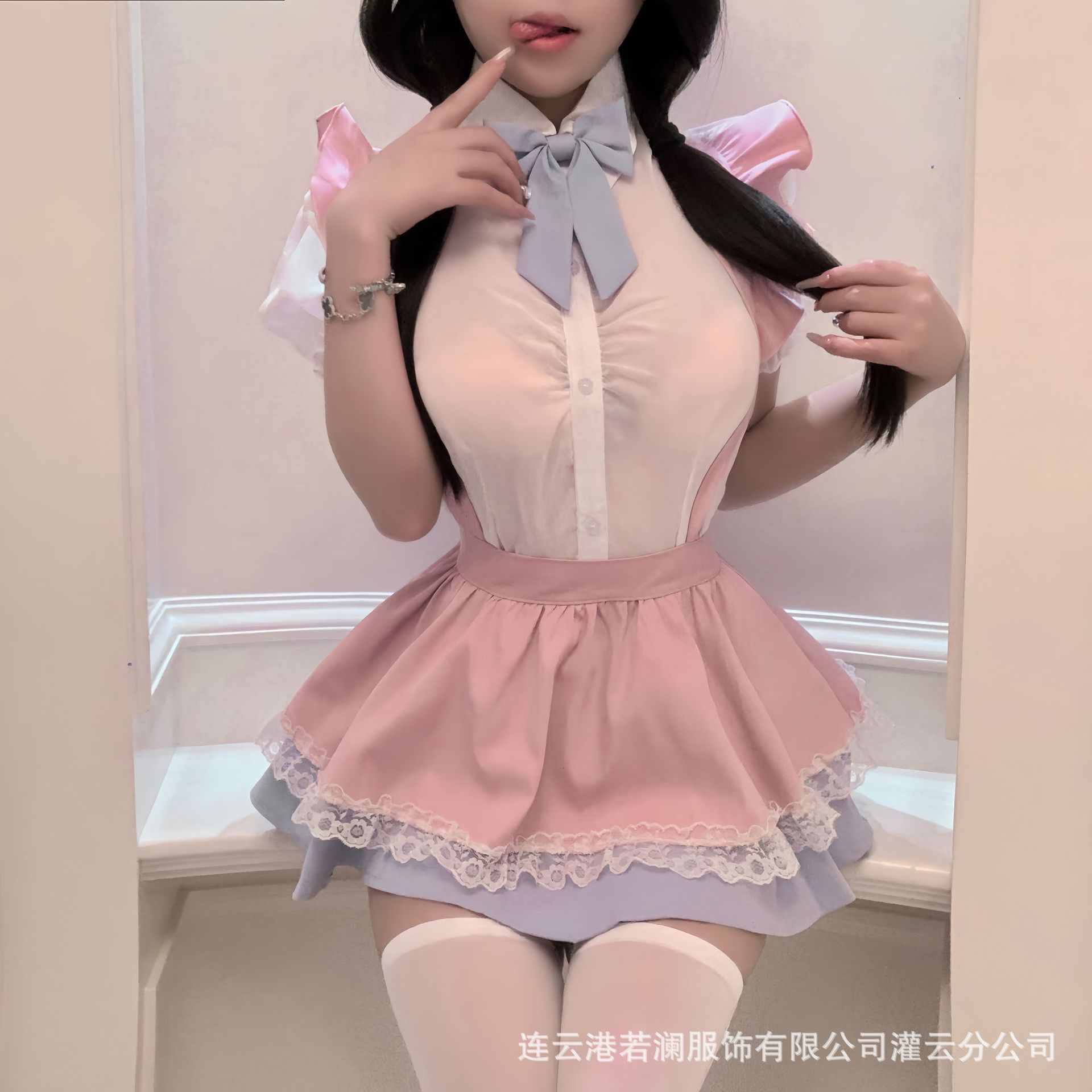Sexy Lingerie Sexy Japanese Style Maid Cute Lolita Skirt Student Maid Uniform Lolita Suit Uniform 9428