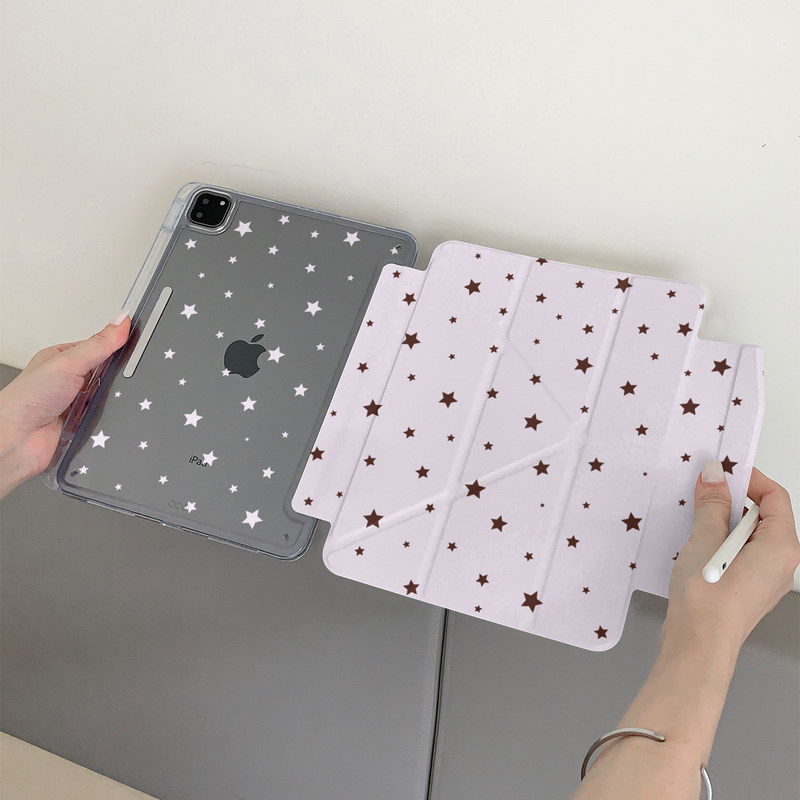 Simple Y-shaped design with stars all over the screen 70% off iPad2026 protective case, new model suitable for Air8/7/6, compatible with 10th generation Apple i