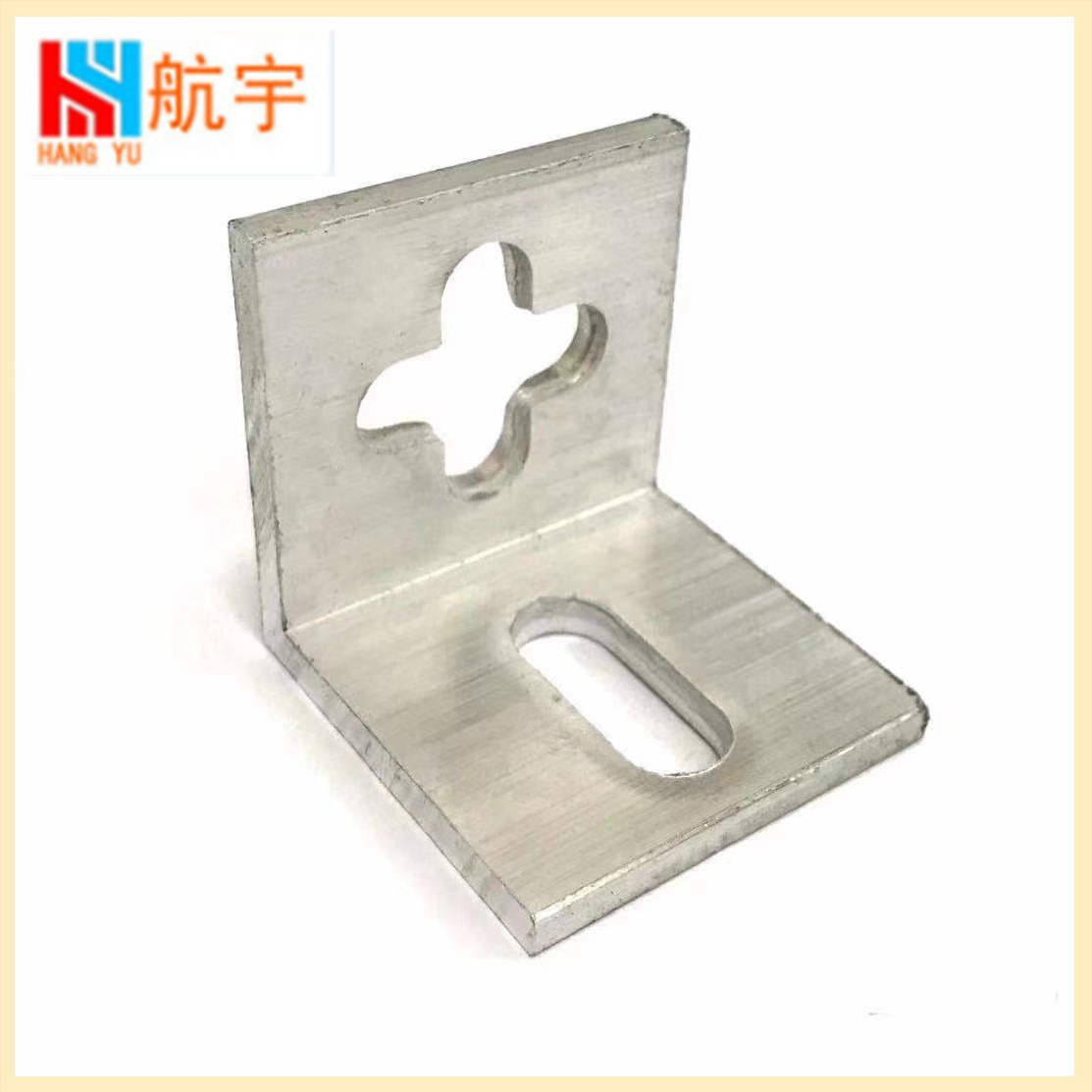 铝合金直角码挂件幕墙石材大理石固定件异形孔工程挂件出口黎巴嫩