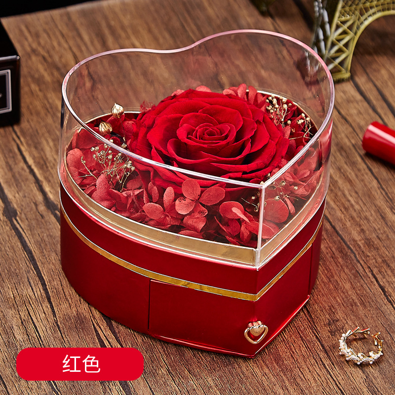 Love eternal flower-single red