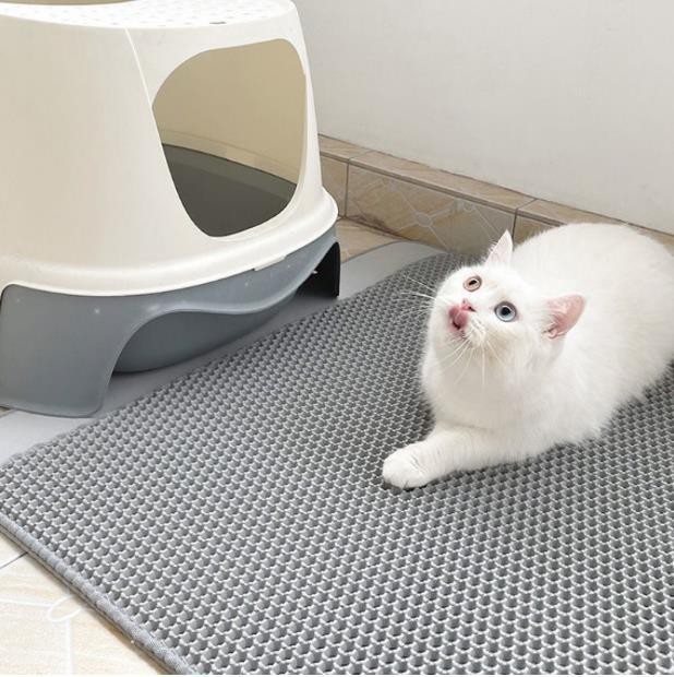 猫砂マット猫砂盆フィルター持ち出し防止猫砂超大型EVA二重ペット制御砂マット猫用品卸売り|undefined