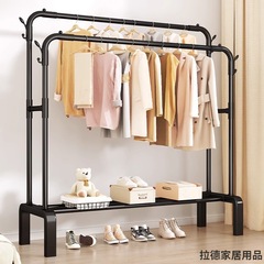 简易晾衣架落地折叠衣服架子家用室内晾衣杆客厅挂衣架卧室衣帽架