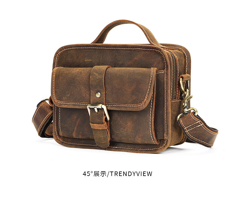 Túi đeo chéo nam da thật da ngựa điên phong cách retro, túi đeo vai đựng vừa máy tính bảng 8 inch — 1323 màu nâu, 1323cà phê, 6097 cà phê đen, 6097 màu nâu chi tiết 51