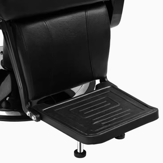 Silla de barbería de metal transfronteriza silla de barbería de comercio electrónico silla de barbería transfronteriza silla de barbería de acero inoxidable silla de plata fábrica al por mayor