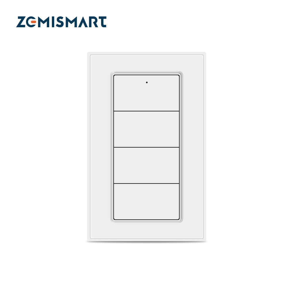 涂鸦zigbee智能无线场景鼠标按键四路随意贴