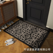 跨境丙綸地毯美式入戶地墊門墊家用高級進門除塵防滑腳墊吸水墊子