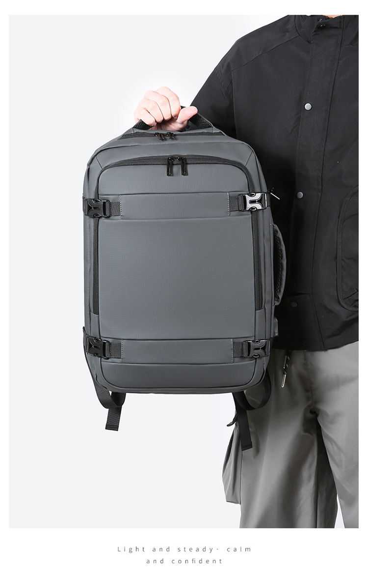 New cross-border Korean version men's backpacks, large-capacity, simple commuting computer bags for foreign trade, and school bags for junior and senior high school students undefined
