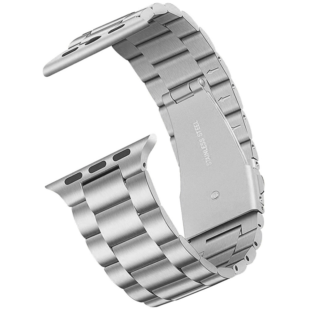 Aplicable a Apple Ultra 10 / 9 / 8 / 7 / 6 / 5 / 4 generación integral correa de acero inoxidable Apple cadena metálica