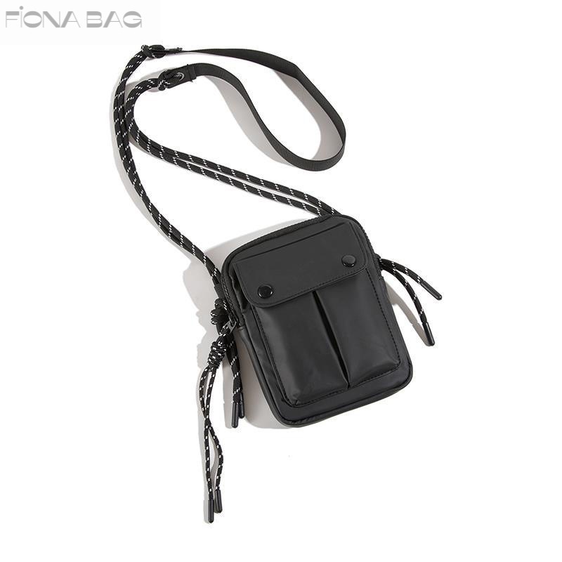 潮牌个性男女手机包休闲时尚防水斜挎包日系轻便运动单肩包证件包