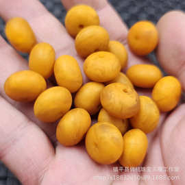 荧光浮盐水人造蜜蜡玉扣隔片算盘珠散珠磨砂蜜蜡隔片隔珠饰品珠子